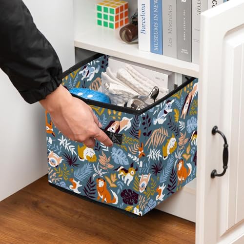 Boîte de rangement pliable cube pour éliminer le désordre des placards - 7