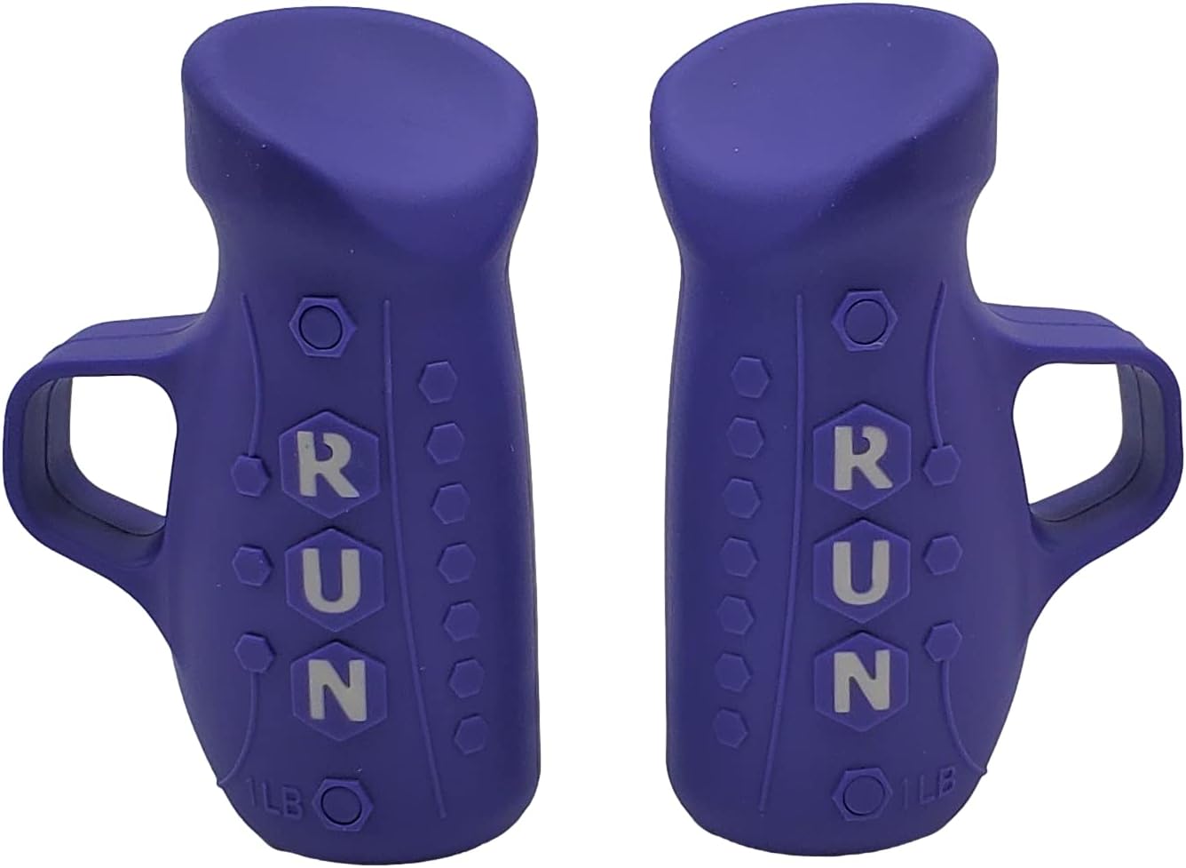 Egg Weights Running Pods 2.0 lbs Set Metal Alloy Hand Weights with Anti-Slip Finger Loop for Running, Outdoor Training for Adults - 2 Pods, 1.0 lbs each + Free E-Book Workout Guide