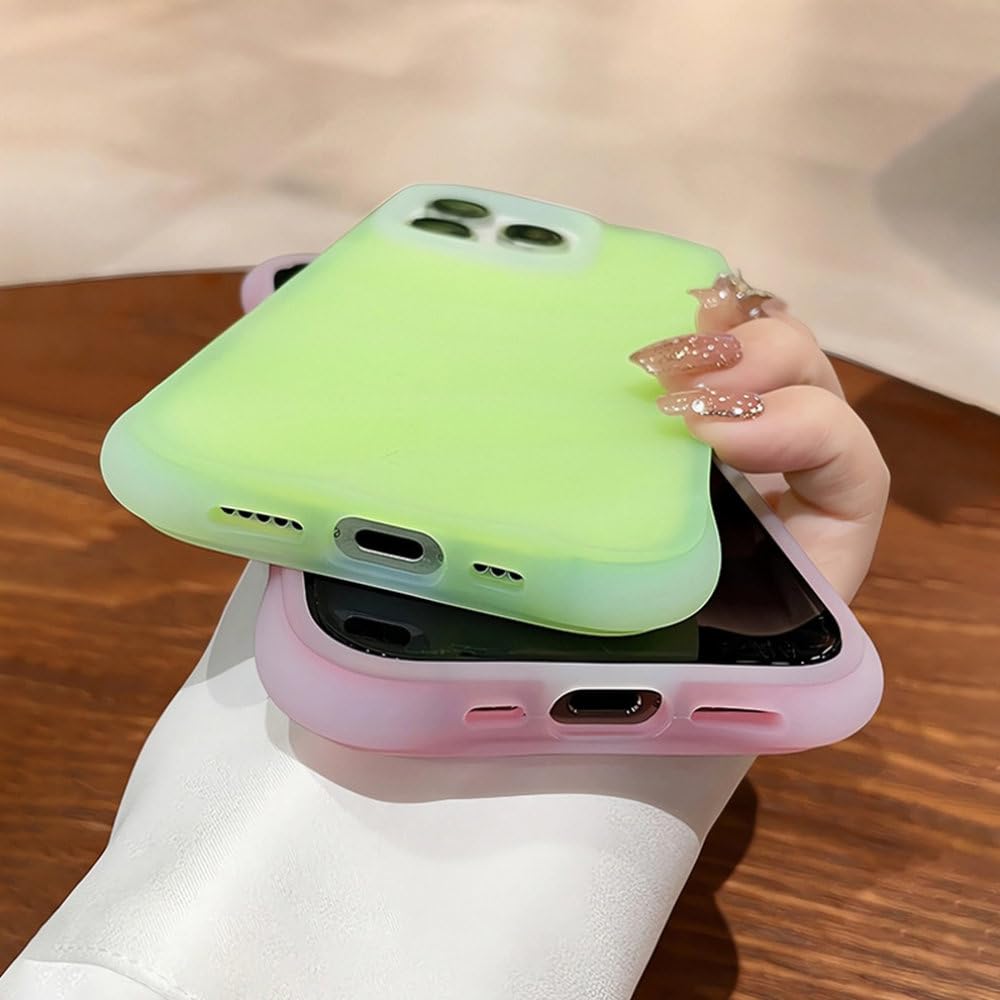 Wstrząsoodporne etui z miękkiego silikonu Ripple Jelly do iPhone'a 14 13 15 16 Pro Max, matowe, pogrubione, z powłoką ochronną zderzaka, szare, do iPhone'a 15 Pro