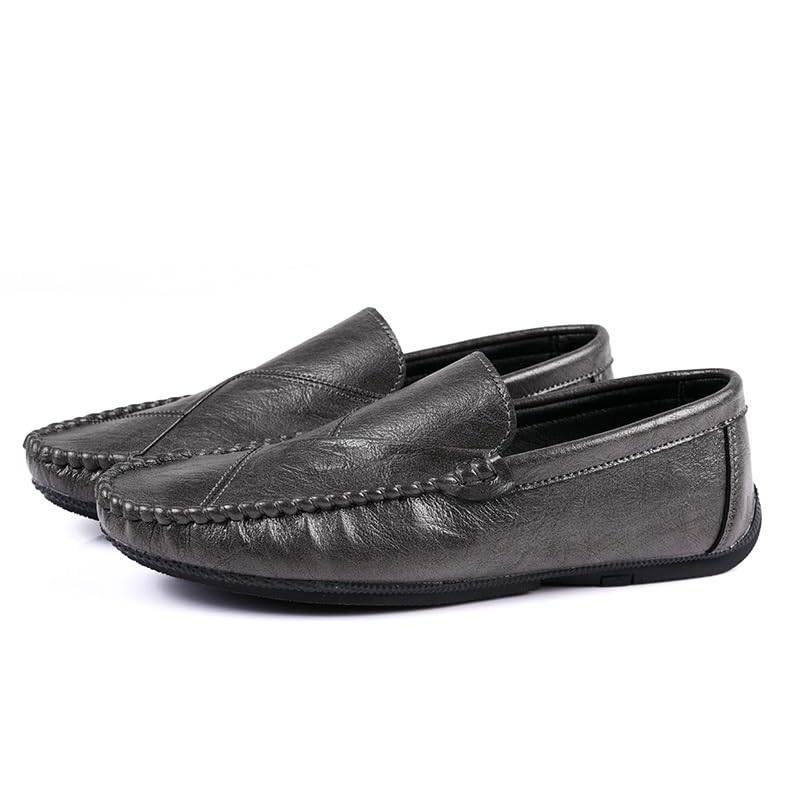 Men's Loafers Round Toe Vegan Leather Driving Style Loafer Slip Resistant Anti-Slip Comfortable Party Slip-on3