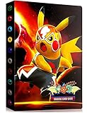 【Spezifikationen】Pokemon karten album für Karten besteht aus hochwertigem PP-Material, Insgesamt 30 Seiten mit 120 Taschen (4 Taschen pro Seite) Kann bis zu 240 Doppelkarten aufnehmen(Rücken an Rücken). Größe: Fliesengröße 32,5 * 20 * 0,3 cm / 12,8 * 7,9 * 0,12 Zoll; Gefaltete Größe 20 * 15,3 * 2 cm / 7,9 * 6 * 0,79 Zoll