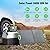 GRECELL 100W Portable Solar Panel for Power Station Generator, 20V Foldable Solar Cell Solar Charger with High-Efficiency Battery Charger for Outdoor Camping Van RV Trip