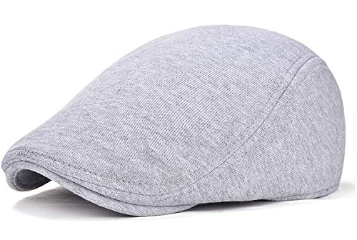 Men s Gatsby Hats Irish Newsboy Flat Vintage Beret Ivy Cabbie Driving Cap Father Husband Gift Light Gray