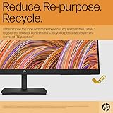 HP 27 Inch FHD Monitor | Full HD IPS LCD | 75hz Refresh Rate | 250 Nits Brightness | 1000:1 Contrast Ratio | AMD FreeSync | Adjustable Tilt | 1 HDMI 1.4, 1 DisplayPort 1.2, 1 VGA | Black | V27i G5 - Image 3