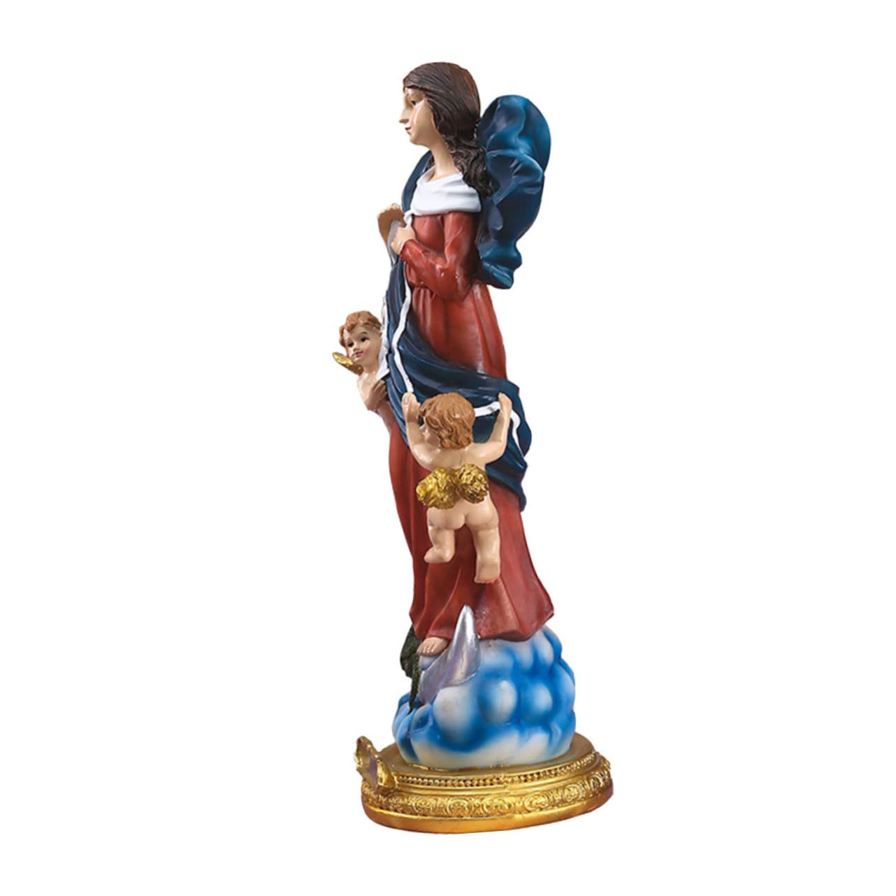 Statue de résine église maison : objet de décoration catholique de qualité