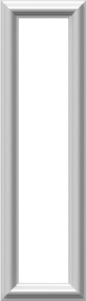 Ekena Millwork PNL08X28AS-01-CASE-12 Ashford Molded Classic Wainscot Wall Panel, 8-in. W x 28-in. H, Factory Primed White, 12 Count