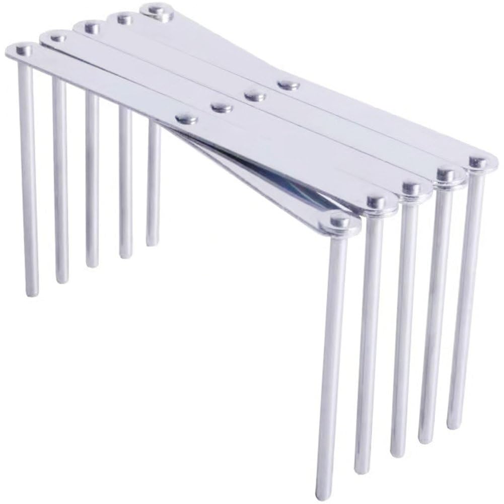 Danlai Retractable Stainless Steel Pot Lid Rack, Adjustable Holder for Cabinet Countertop Cookware Plate Storage