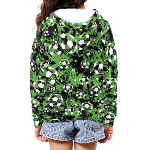 Image of Coloranimal Unisex Girls Boys Long Sleeve Casual Hoodies & Sweatshirts Tops Kids Zip Up Jacket Coat Age 6-16 Year