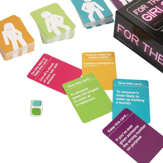 Image of Awestuffs Fun Games & Game Night Party Games for The Girls - Bachelorette Party Tabletop Game