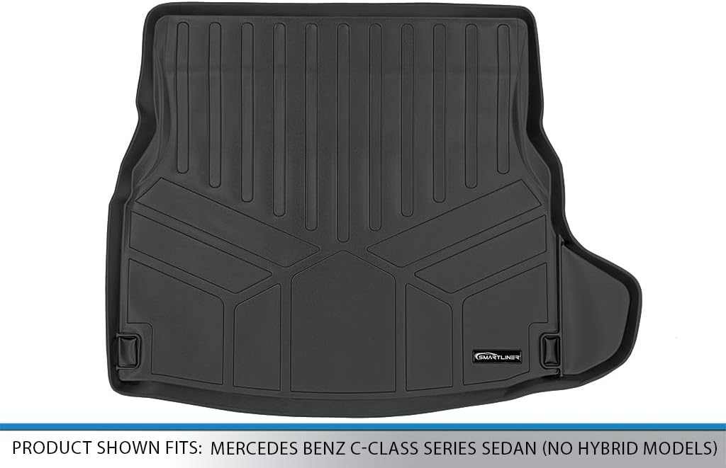 SMARTLINER All Weather Cargo Trunk Liner Floor Mat for 2017-2023 Mercedes-Benz AMG C 43
