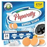 PAPAROTTY Garbage Disposal Cleaner Tablets, Deep Clean & Deodorizer Pods for Kitchen Sink Disposal, Help Remove Odor, Grease & Food Residue, Easy Monthly Maintenance