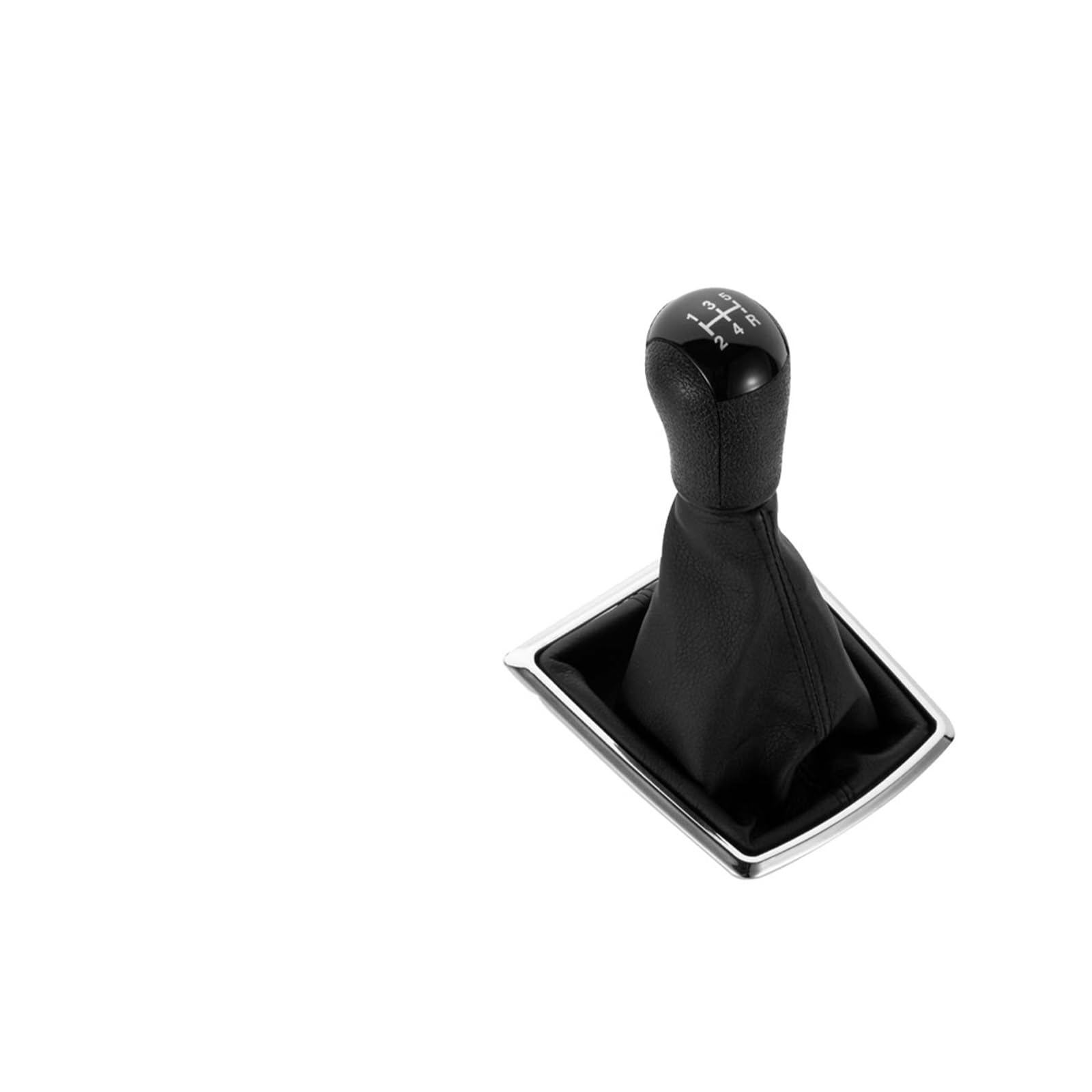 Rbevcrr Black 5 Speed Car Shift Lever Knob For Focus 2 For Mondeo Mk2 2005-2008 Gear Shift Knob Lever Gaitor Shifter Boot Stick Shifter Pen(Black 5 Speed)