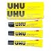 UHU Glue DIY All Purpose Adhesive 20 ml 3 Tubes