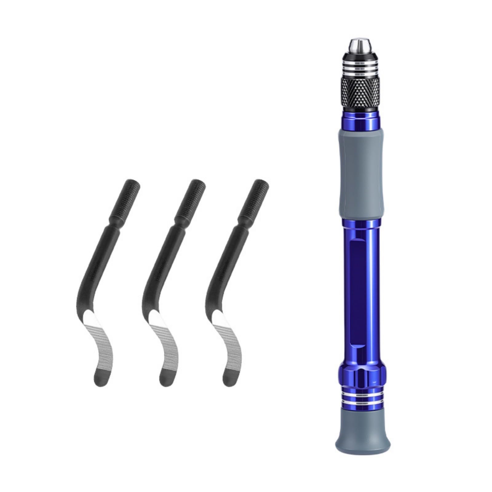 Kalttoy Purple Color Professional Deburr Deburring Tool Lightweight Aluminum Handle For Crafting And Metalworking Aluminum Alloy Deburring Tool