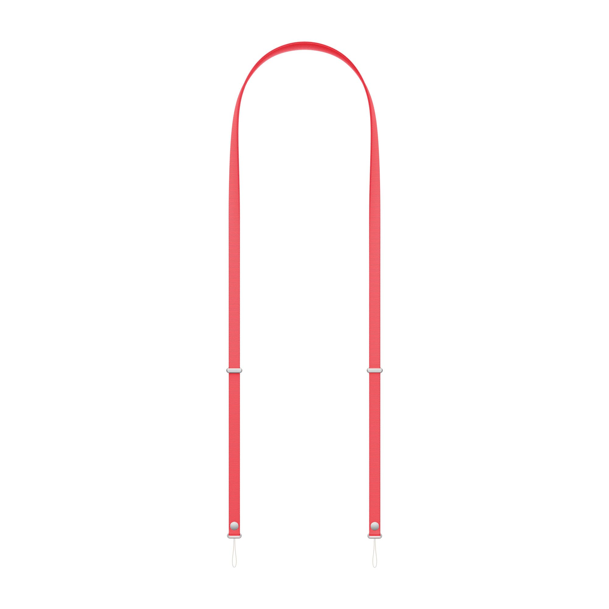 Apple Crossbody Strap - Bright Guava ​​​​​​​