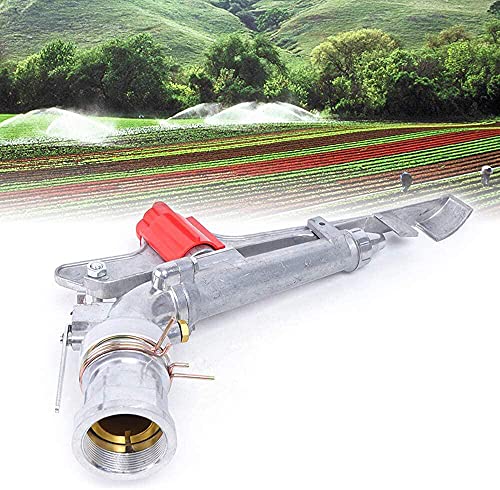 LiFuJunDong Agriculture Irrigation Spray Gun Sprinkler Large-Area 360° Adjustable Watering (2'' Update)
