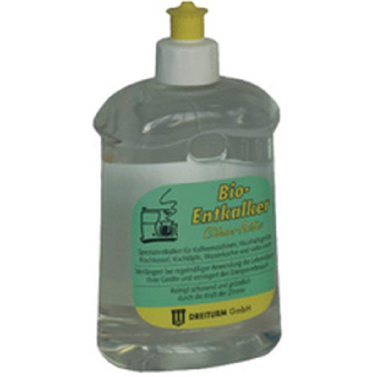 Dreiturm Bio-odkamieniacz 4227 specjalny odkamieniacz do ekspresów do kawy, przezroczysty, 500 ml, pojedyncza butelka