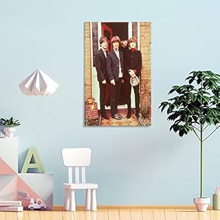 The Beatles – Poster décoratif sur toile pour porte – Impression murale moderne pour chambre à coucher – 60 x 90 cm - Les Beatles, Paul McCartney, John Lennon, RIngo Starr, George Harrison The Beatles - Poster décoratif sur toile pour porte - Impression murale moderne pour chambre à coucher - 60 x 90 cm – Image 4