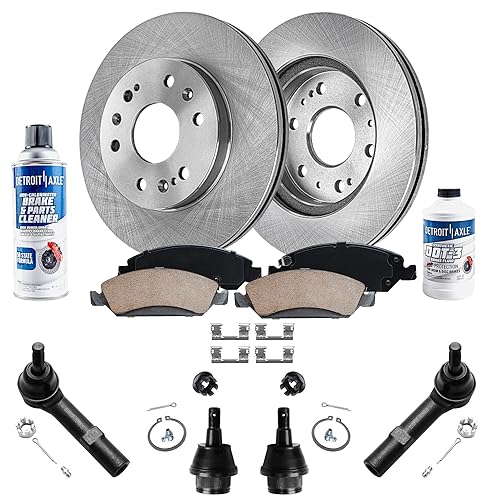 Image of Detroit Axle - Front Brake Kit for 2007-2013 Chevy Silverado 1500