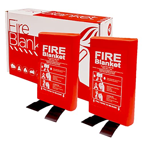 Emergency Fire Blanket for Survival Kitchen Fireplace Welding Camping Fire Suppression Fiberglass Safety and Insulation Cover