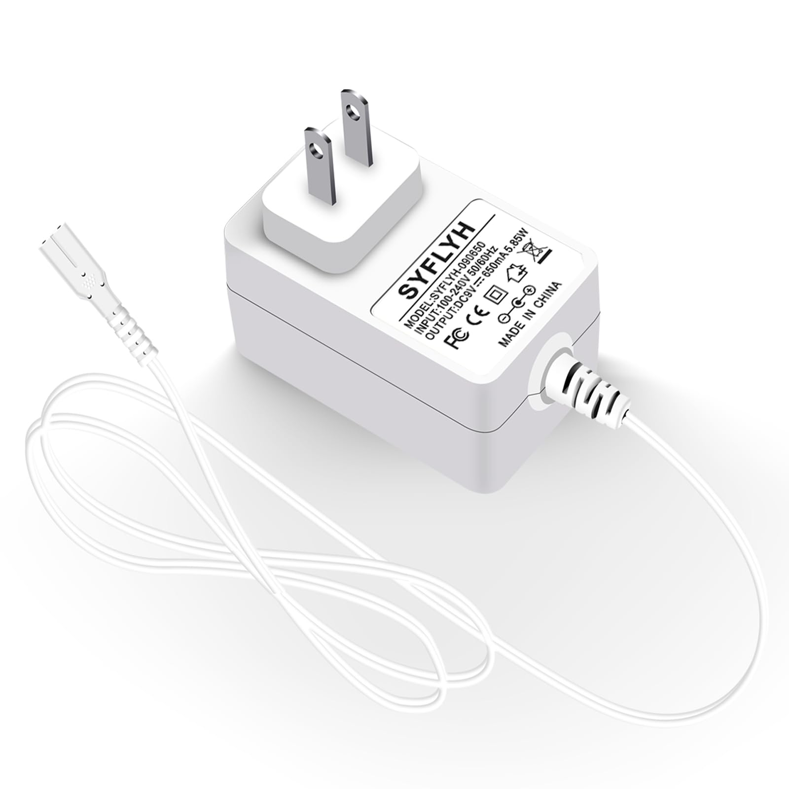 Charger for kHelfer Kh8 Electric Spin Scrubber,Compatible with kHelfer Kh1 Pro Kh2 Pro KH8W KH8B KH8G Electric Spin Scrubber Power Adapter Cord