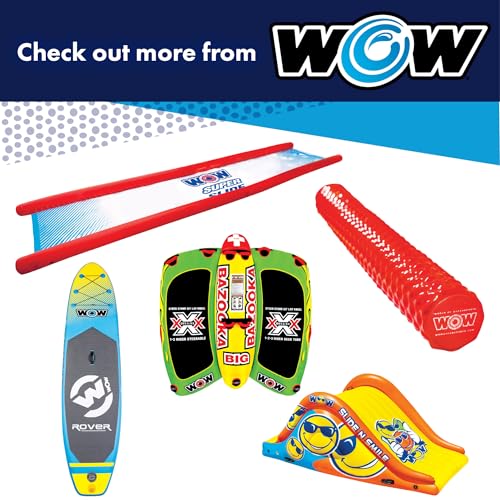 Image of WOW Sports Foam Water Saddle Float - Whale Tail - Soft Vinyl-Coated - Hands-Free Pool Seat - for Kids & Adults