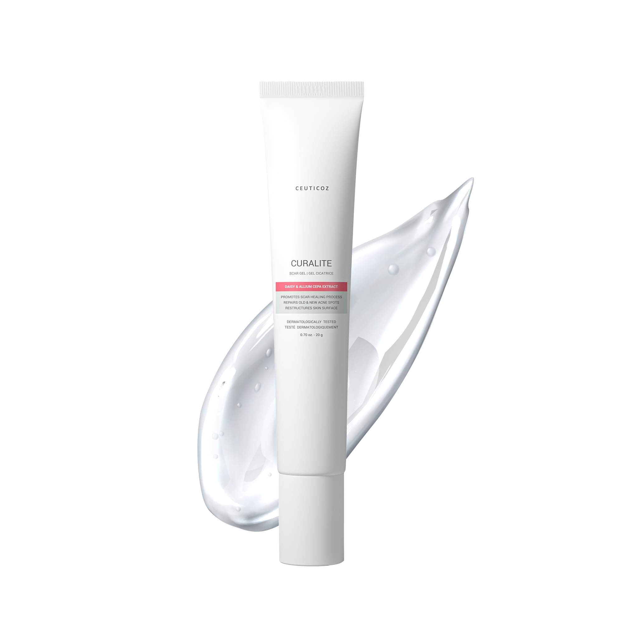 Curalite Scar Gel | For Post-Acne Scars & Keloids | Reduces scars & improves skin texture | Red Onion Extract & Daisy Flower Extract | All Skin Types | 20g-image-43