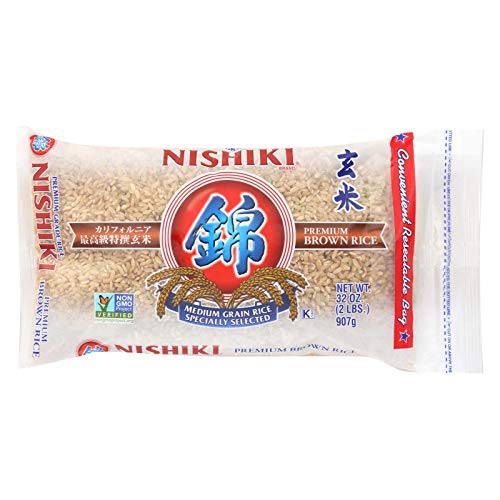 NISHIKI Premium Brown Rice, 2-Pound (Pack of 3)