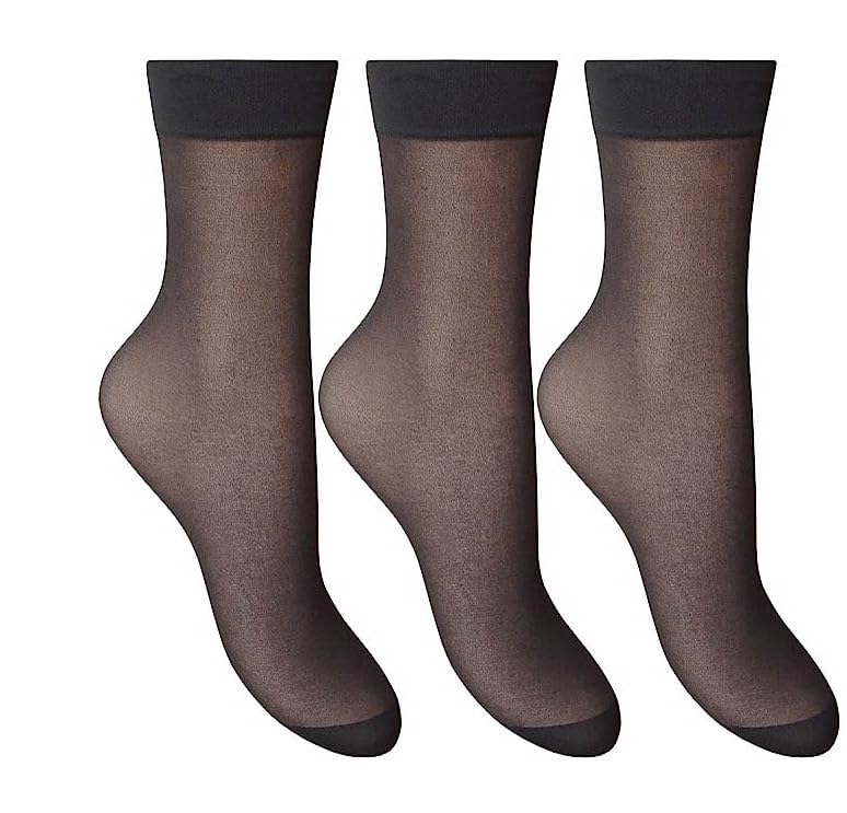 Mytoptrendz® Ladies Womens Soft Thin Sheer Ankle High Socks Trouser Pop Socks