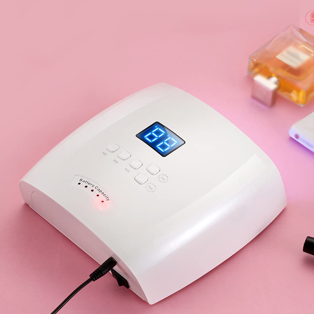 AAPIE Lampada per fototerapia per Manicure Luce UV per Unghie Lampada per Unghie Ricaricabile 66w Lampada a LED UV Sensore Automatico Gel Manicure Lightstools