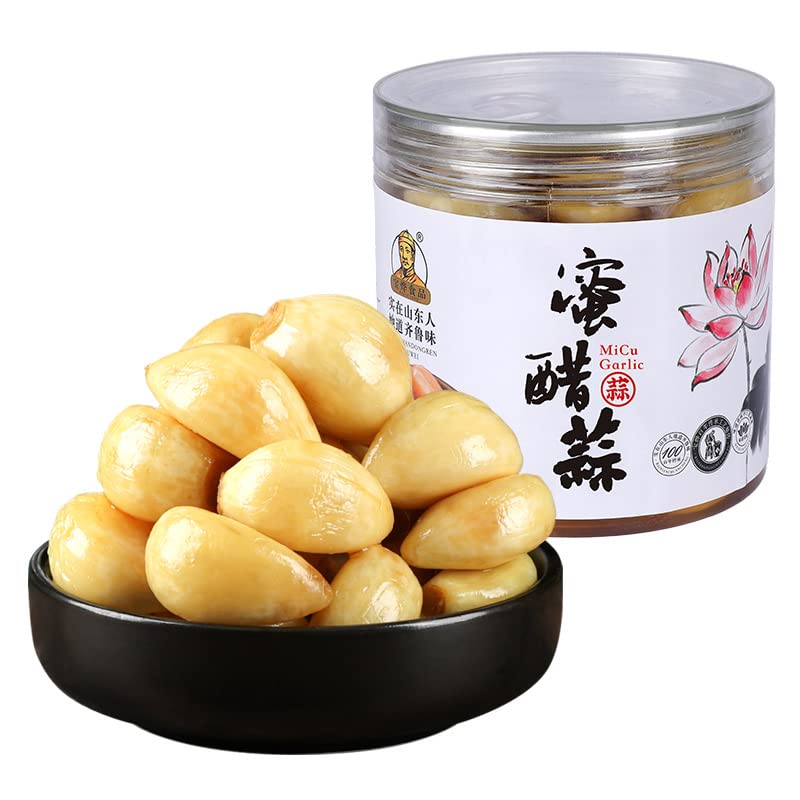 Ajo en escabeche con miel y vinagre, ajo laba, ajo en escabeche con salsa de soja, ajo en escabeche, ajo en escabeche, ajo agridulce, verdura en