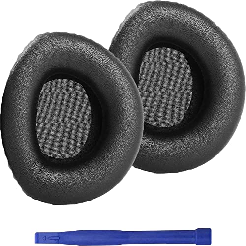 Adhiper RS170 Almohadillas De Repuesto Compatibles con Los Auriculares Sennheiser RS160 RS170 RS180 HDR160 HDR170 HDR180, Almohadillas De Cuero Suave Y Espuma con Memoria (Cuero)