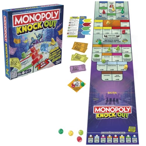 Monopoly Knockout Game for Kids, Teens and Adults