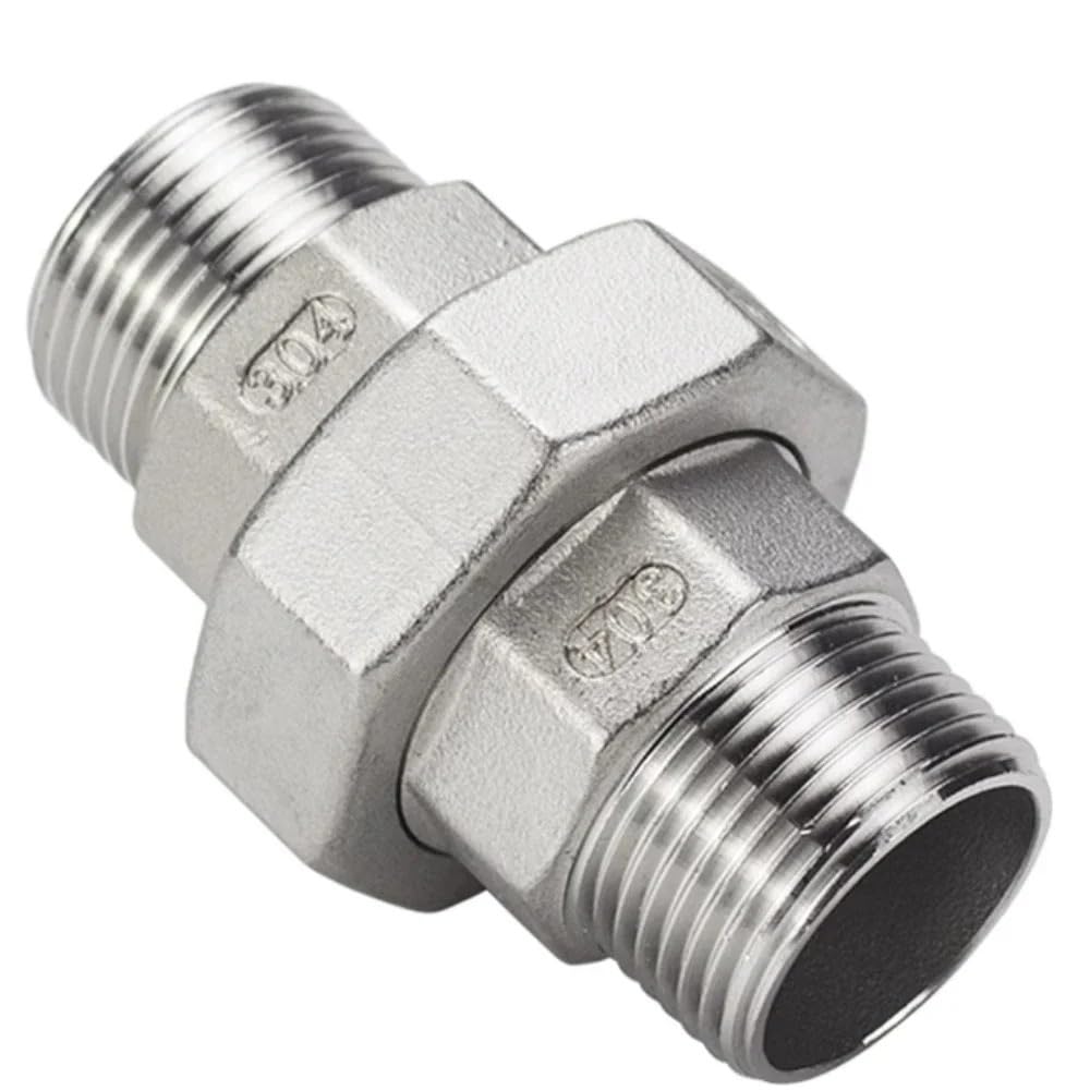 Conector de tubería de Acero Inoxidable 304, Conector Hembra-Macho NPT de 1-1/2"