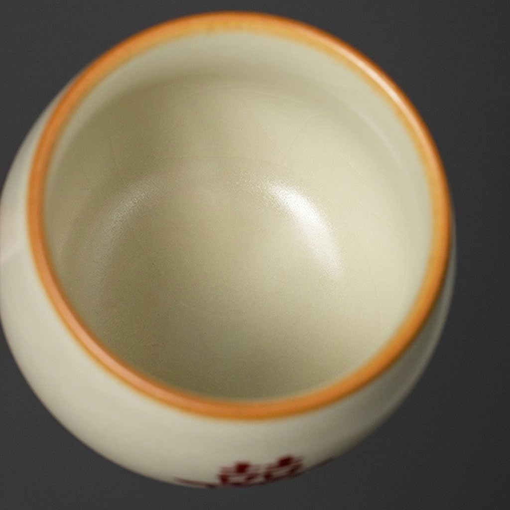 GSOUL Kungfu Tea cup Tea Art Teacup Host Cup Home Exquisite Kung Fu Ceramic Retro Set Small Tea Cups