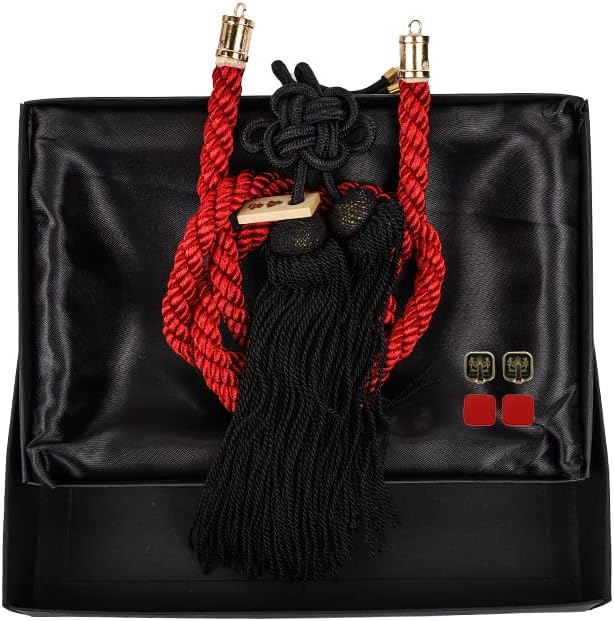 New VIP Charm Junction Produce JDM Fusa Black Kiku JP Knot Red Kin Tsuna Rope