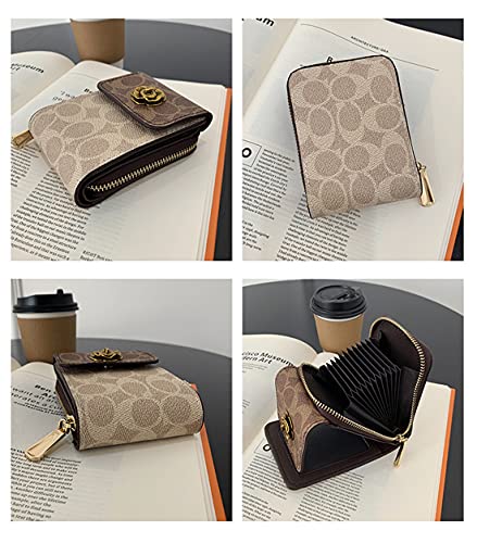 2 in 1 Trifold Wallets Money Clip Card Holder,PU Leather Minimalist Wallet,Mini Pouch Coin Purse Mini Pouch3