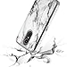Rosebono for LG K20 Plus Case, LG K20 V Case, LG K20 Case, LG Harmony Case, LG Grace Case, Hybrid Dual Layer Shockproof Hard Cover Graphic Colorful Silicone Skin Case for LG LV5 (White Marble)