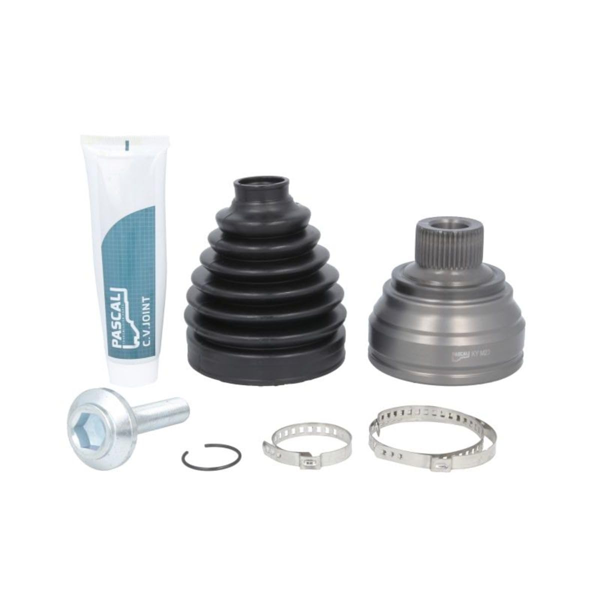 PASCAL G1A053PC Kit giunti semiasse Trasmissione Giunto della ruota M16x1.5F Compatibilità con AUDI Q5 8RB A4 Avant 8K5, B8 A4 Sedan 8K2, B8 A5 Coupe 8T3 A5 Sportback 8TA A6 Avant 4G5, 4GD, C7