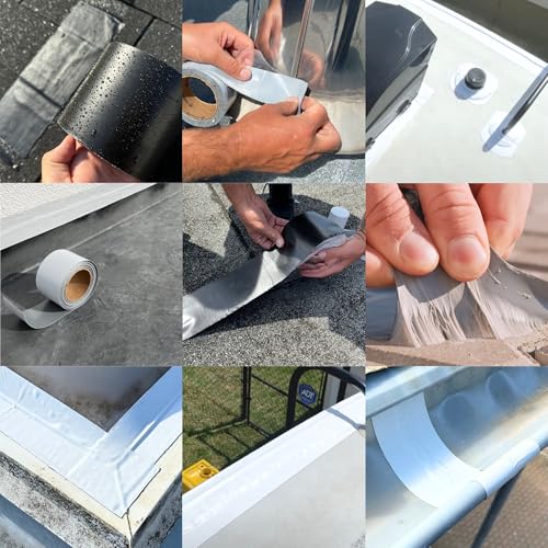 Hanse Syntec Systems HSS Sealant Tape with MicroSealant - Waterproof Commercial Roofing Tape for Roof and RV Repair - UV- & Weatherproof - Black - 2 inch x 25 feet by Hanse Syntec Systems - Image 8