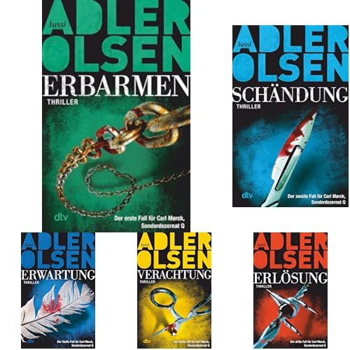 Carl-Mørck-Reihe 1-6: »Erbarmen« + »Schändung« + »Erlösung« + »Verachtung« + »Erwartung« + »Verheißung«