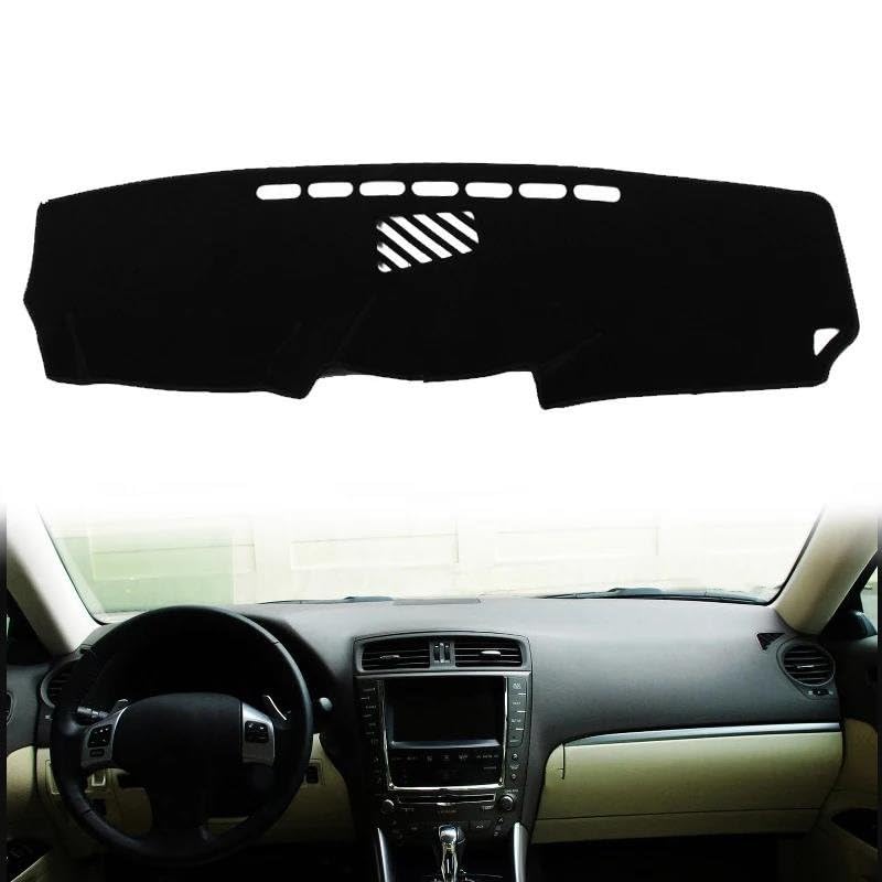 Alfombrilla antideslizante para coche Lexus IS350 2006-2013 y protector de salpicadero 4