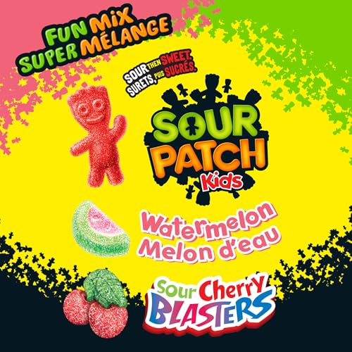 Maynards Sour Patch Kids Fun Mix Candy, 315g/11 oz. Bag (Imported from Canada) - image 4