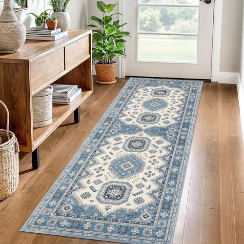 Alfombras de pasillo corredor larga y lavable de 60x350 cm para entrada 2