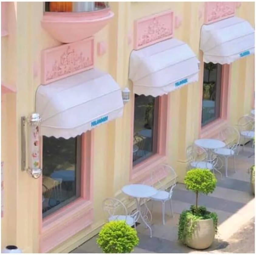 Auvent rétractable haut de gamme 110 cm protection solaire extérieure