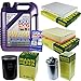 Produktbild Filter Set Inspektionspaket 5 Liter Liqui Moly Motoröl Leichtlauf High Tech 5W-40 MANN-FILTER Innenraumfilter Kraftstofffilter Luftfilter Ölfilter