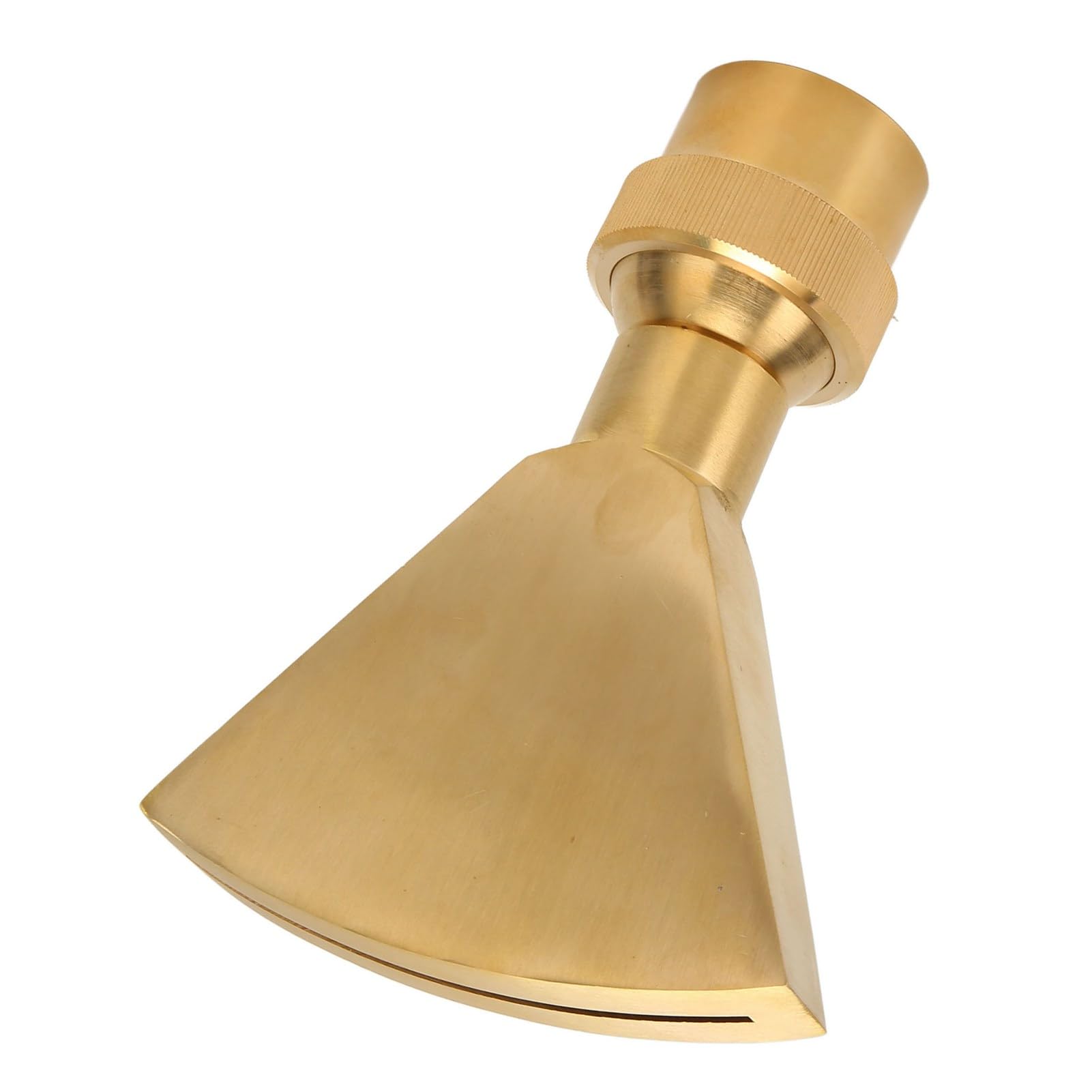 Aspersor de Estanque en Forma de Abanico Boquilla de Fuente en Forma de Abanico de Latón G1 1 2 Ajustable de 0 a 180 Grados Distribución Uniforme del Agua Resistente a la Oxidación para