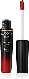 EUDORA GLAM BATOM LÍQUIDO MATTE TINT VERMELHO RADIANTE 4 ML