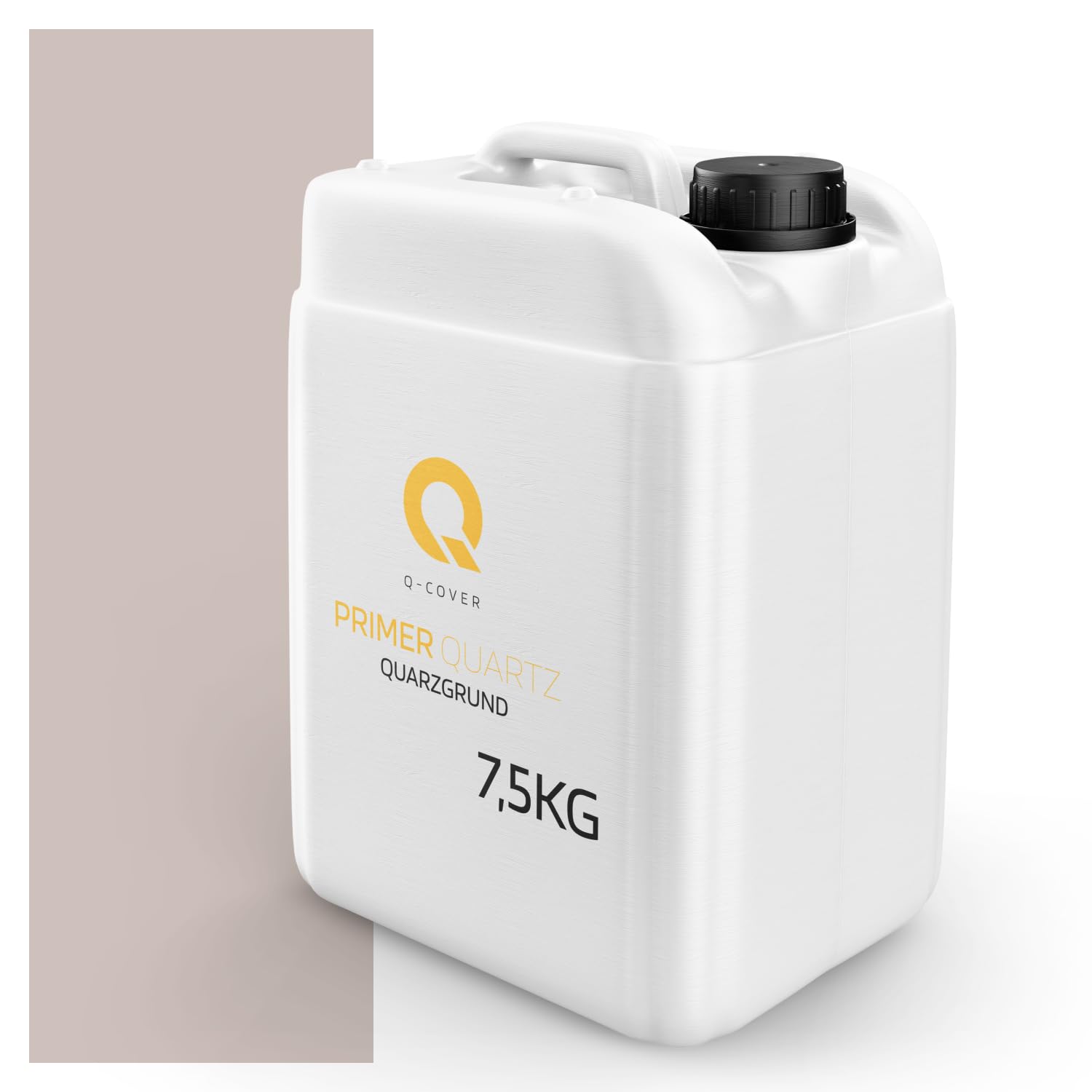Quarzgrund für Dekorativer Putz mit Mica Hellbeige D812 7,5KG | Acrylatdispersion Grundiermittel Innen & Außen für Wände und Decken Grundierung Schutz Mosaikputz ca. 0,3-0,4 KG/m2