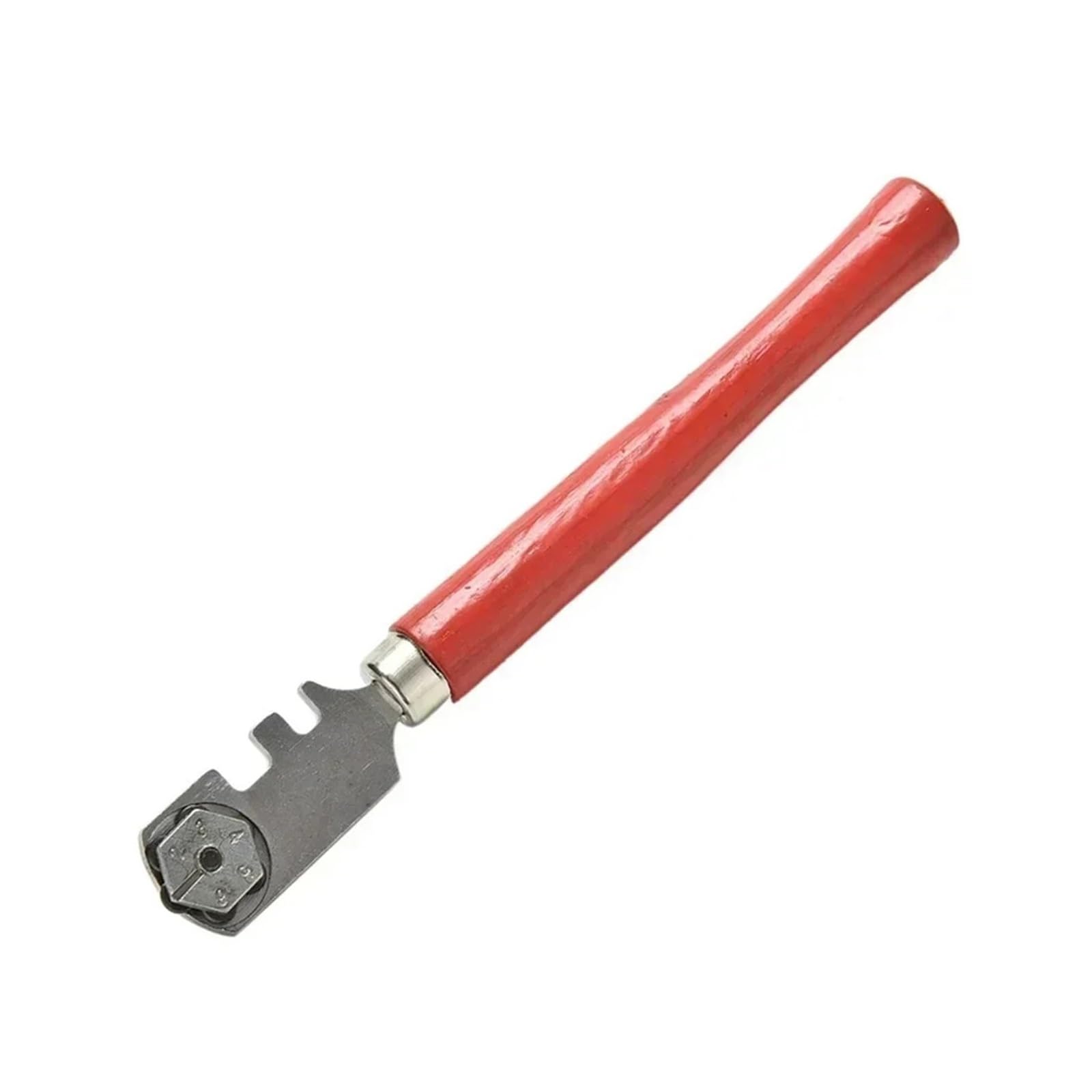MIUYTRN Przenośny nóż do szkła, 130 mm, profesjonalny nóż do płytek szklanych, drewniany uchwyt, narzędzie do cięcia w gospodarstwie domowym, żelazo, drewno cuicui
